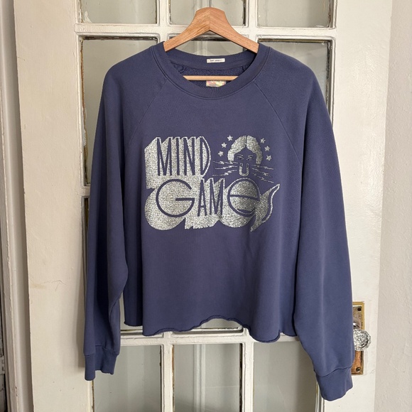 MOTHER Sweatshirt/Purple Mind Game - Picture 1 of 5